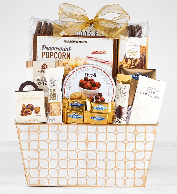 Golden Delights Gift Basket
